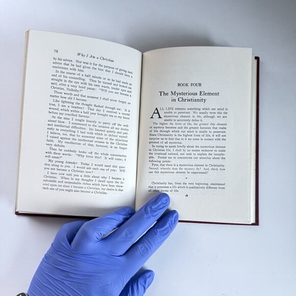 Why I Am a Christian by O. Hallesby 1930 25th Edition Hardcover 1964 - Picture 4 of 16